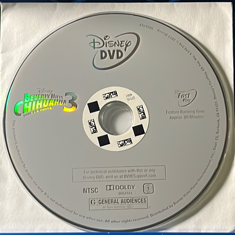 Beverly Hills Chihuahua 3 dvd